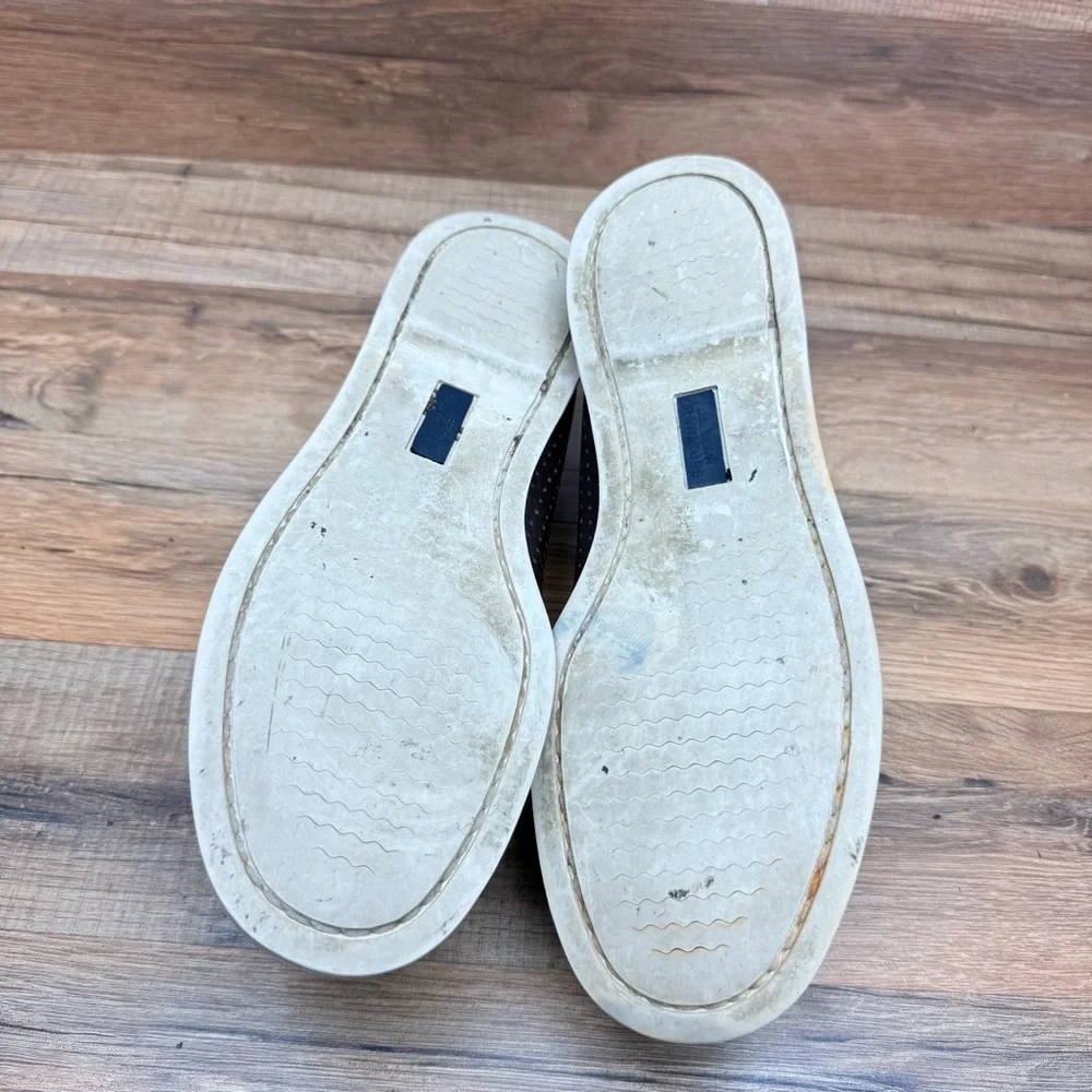LL bean women size 8 Brown Leather Boat Shoes